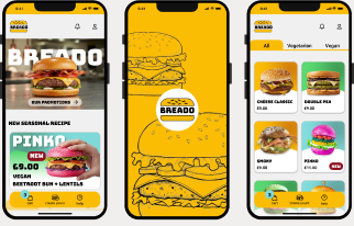 Mockup app Breado